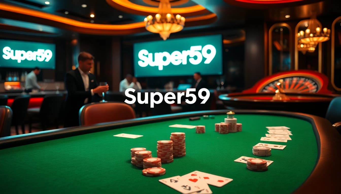 Experience thrilling poker action with super59 link alternatif at a luxurious casino.