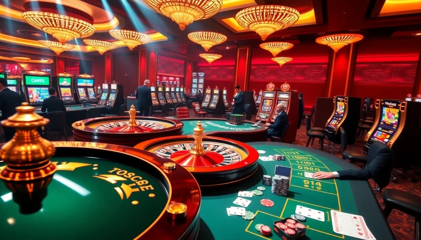 Engaging RR88 online casino scene with vibrant games and professional players.