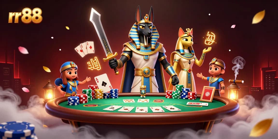 Win big with rr 88 in an immersive casino adventure featuring card games and treasures.