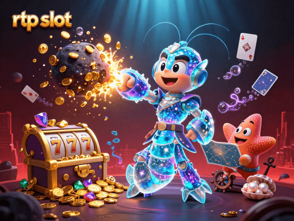Engage with rtp slot opportunities as a galactic samurai mantis shrimp smashes through gems and coins.