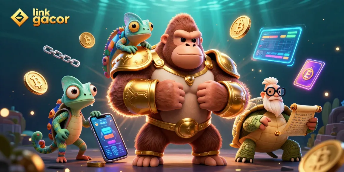 Engage with link gacor in a vibrant world of online gaming featuring colorful casino elements.