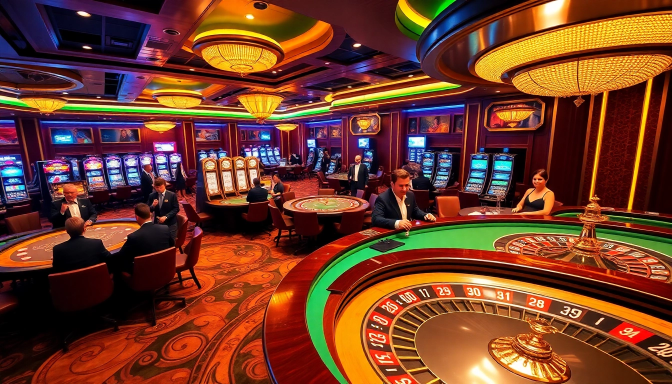 Experience the excitement of VA88 with vibrant casino tables and thrilling games.