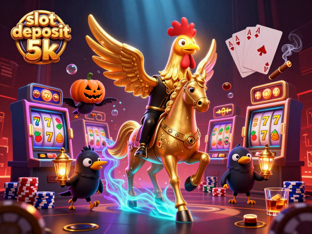 Experience excitement with the slot deposit 5k scene showcasing dynamic gameplay and thrilling wins.