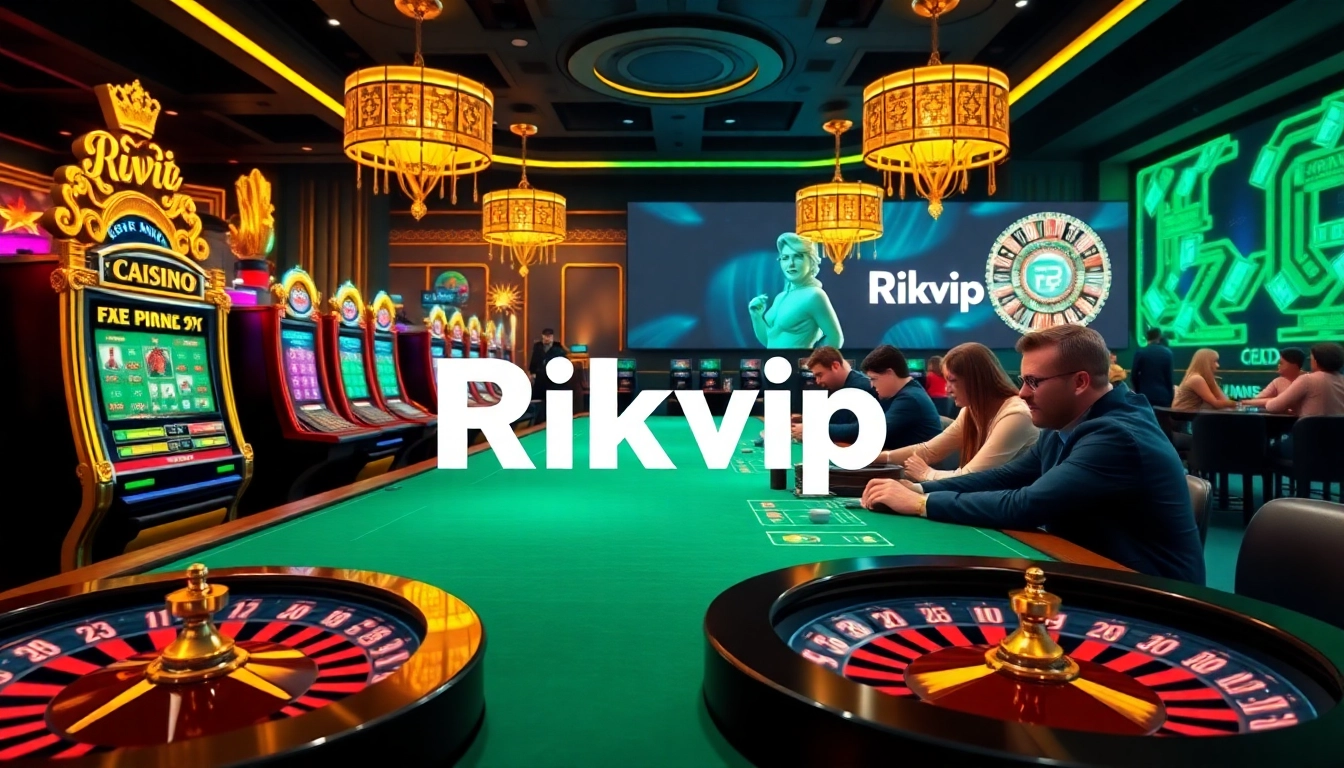 Experience excitement at Rikvip's online casino with vibrant gaming tables and thrilling slots.