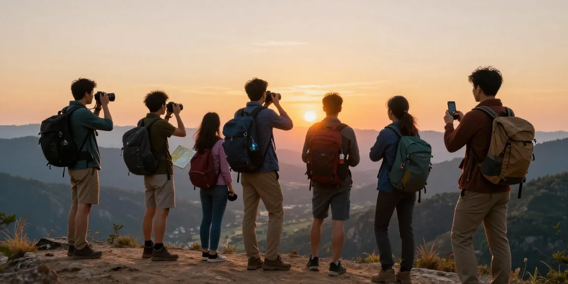 Pengalaman luar biasa dengan terjun4d di puncak bukit saat sunset.