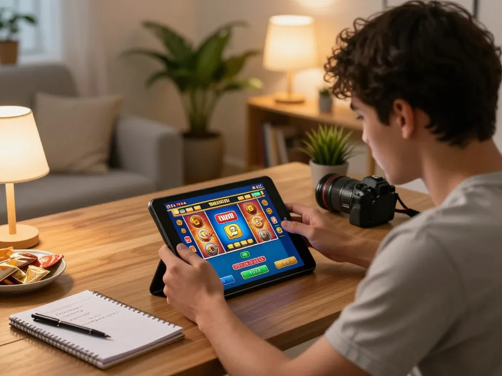 Engaging in peluncuran bonus terbaru INDOSLOT88 through an online slot session, highlighting the immersive gameplay experience.