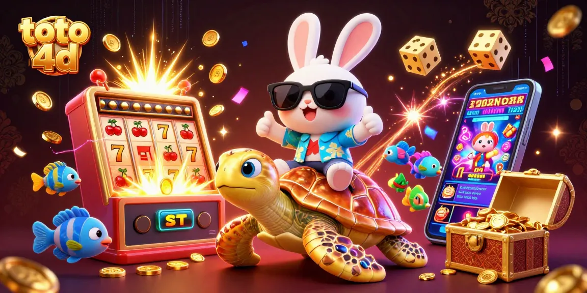 Experience the thrill of toto 4d with vibrant characters and dynamic jackpot elements!