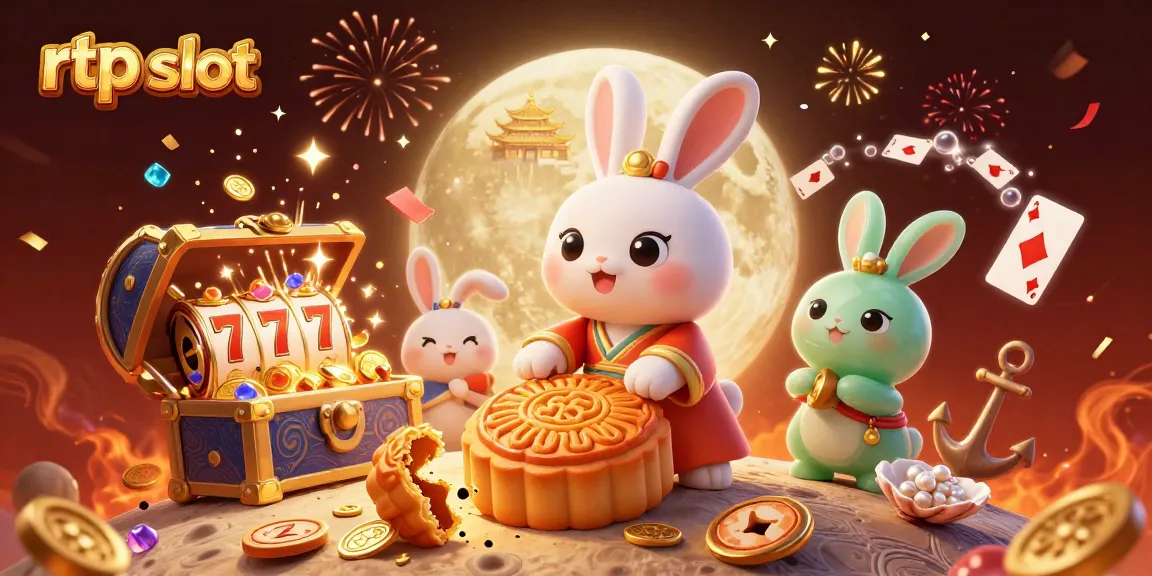 Experience the thrill of rtp slot games with a vibrant scene featuring lucky symbols and festive atmospheres.