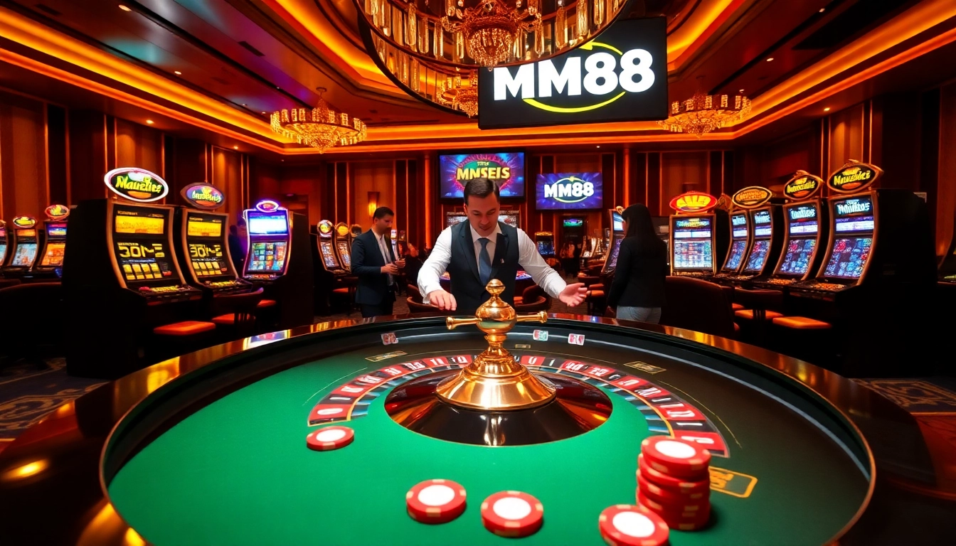 Experience winning strategies with MM88's exceptional casino gaming atmosphere.