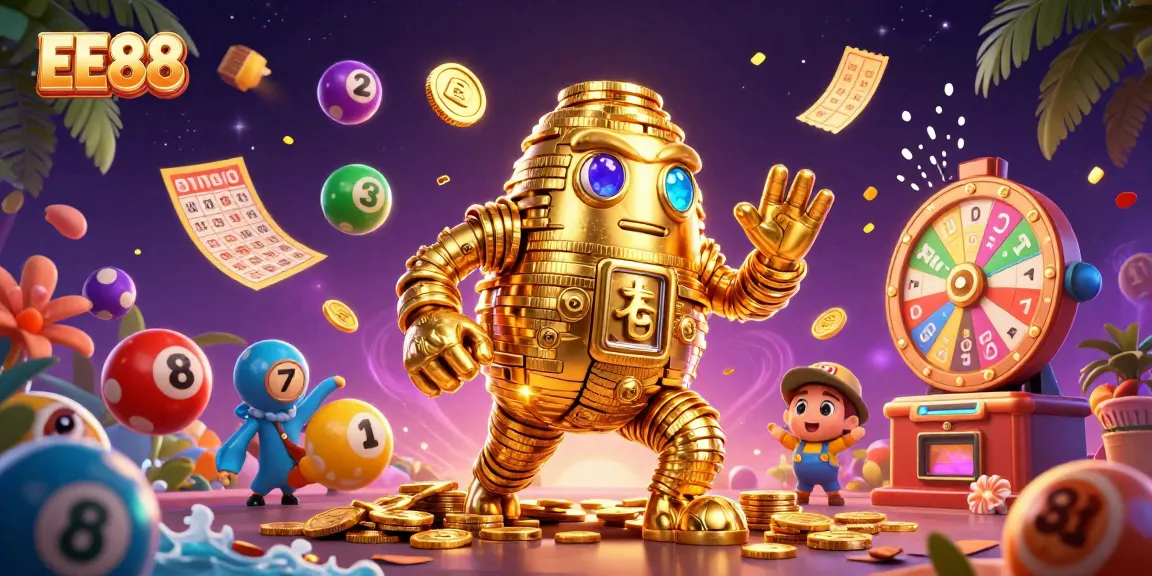 Engage with EE88's thrilling gaming experience through this vibrant casino adventure scene.