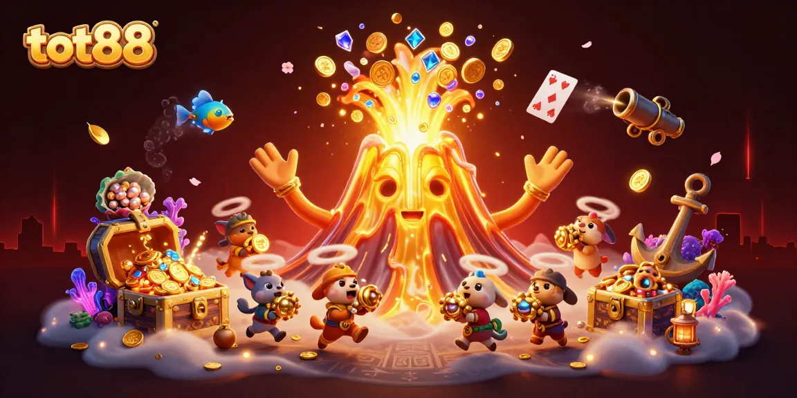 Win big at tot88 with a vibrant 3D casino scene filled with treasures and excitement.