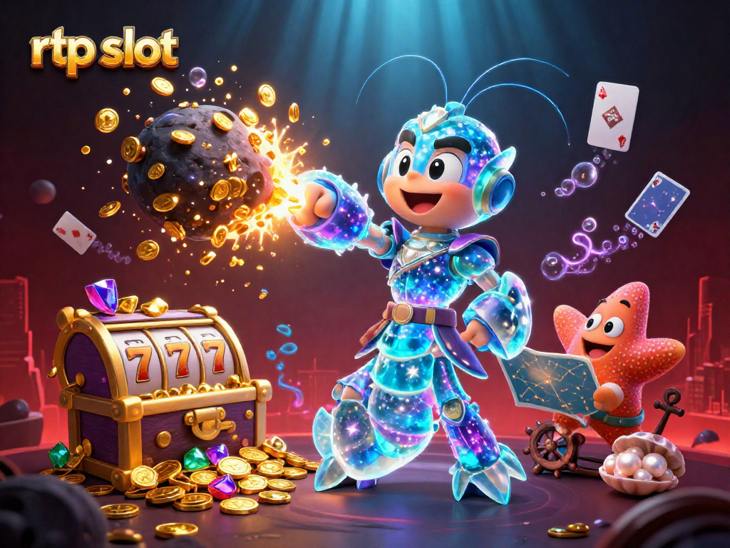 Engage with rtp slot opportunities as a galactic samurai mantis shrimp smashes through gems and coins.