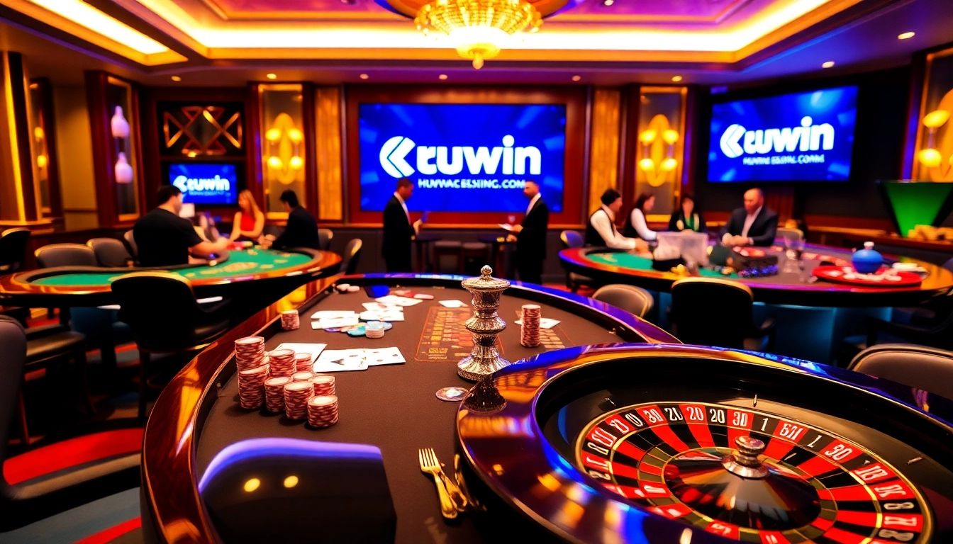 Gamble strategically with excitement at https://kuwinblog.com/ casino featuring poker chips and roulette.