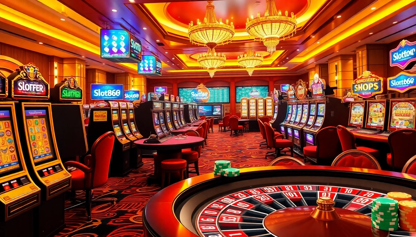 Experience the thrill of winning with slot machines and online gameplay at https://slot888.co.com/ in a luxurious casino setting.