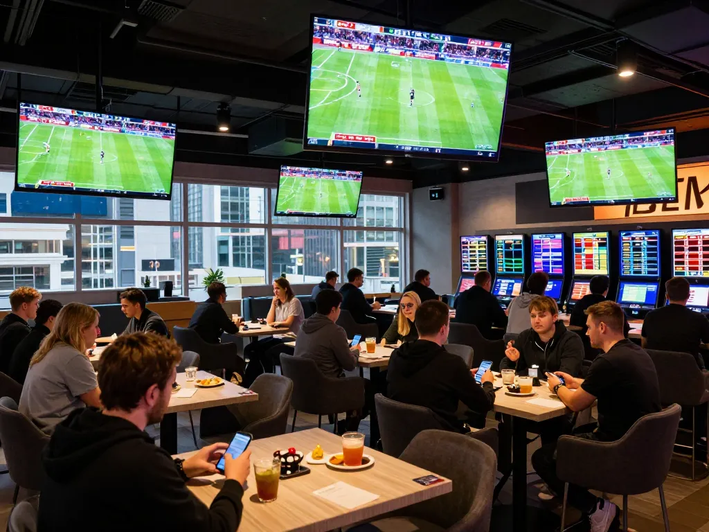 Fans engaging in action while placing bets on Bundesliga matches using the nk88 link