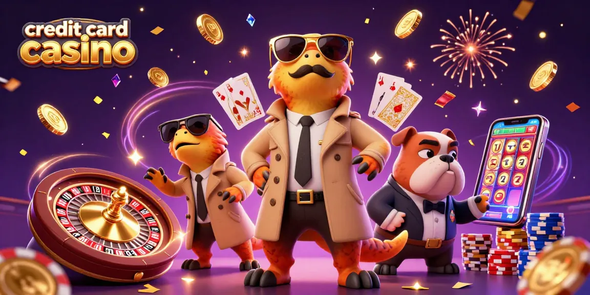 Experience the thrill of the credit card casino with raptors in disguise entering a VIP lounge.