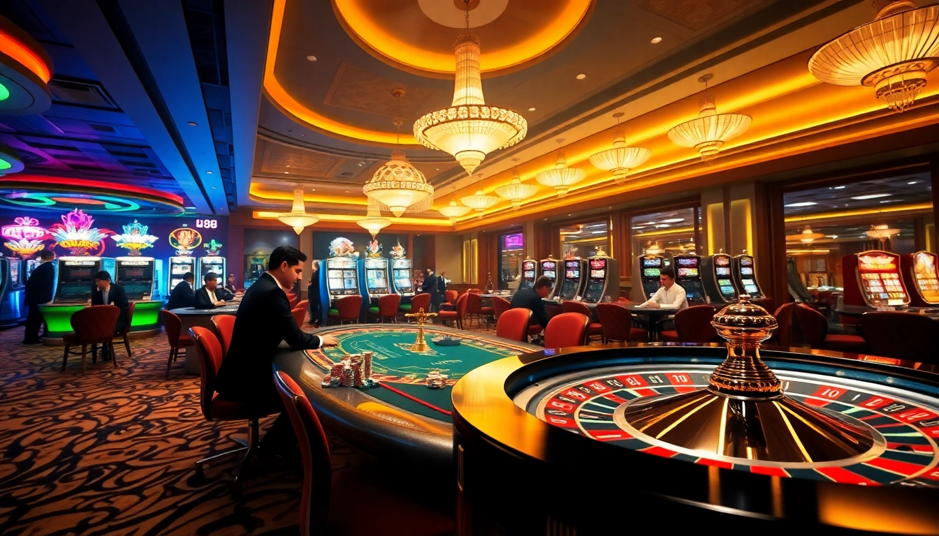 Experience the excitement of gambling at Xin88 with players at a prestigious poker table.