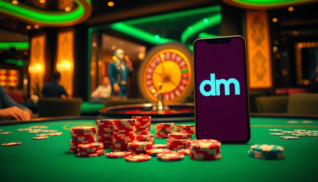 Exciting game at dn 88 casino table with vibrant colors and sophisticated ambiance.