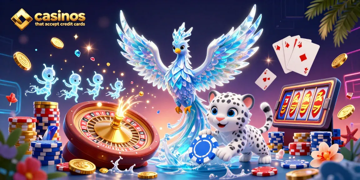 Experience exciting gameplay at casinos that accept credit cards with vibrant characters and dynamic casino elements.