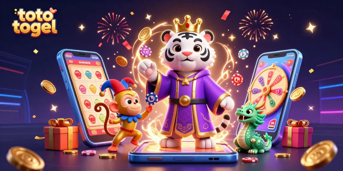 Unleash excitement with toto togel as engaging characters celebrate winning moments in this vibrant scene.