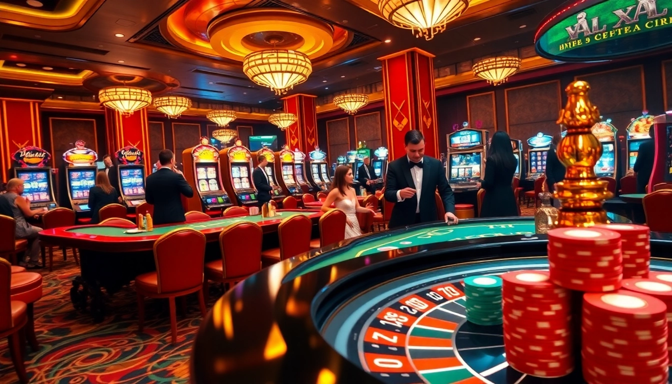 Experience winning strategies at https://tg88pro.com/ with vibrant casino visuals of poker tables and slot machines.