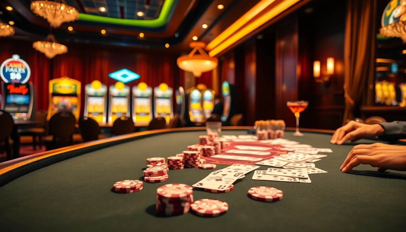 Experience thrilling gameplay at vn 88 with exciting poker matches and vibrant casino ambiance.