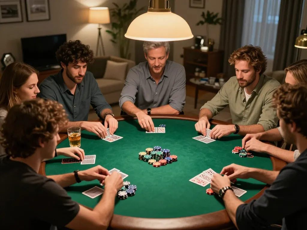 Engaging poker game highlights social bonds at taixiusunwin.art with strategic gameplay and lively atmosphere