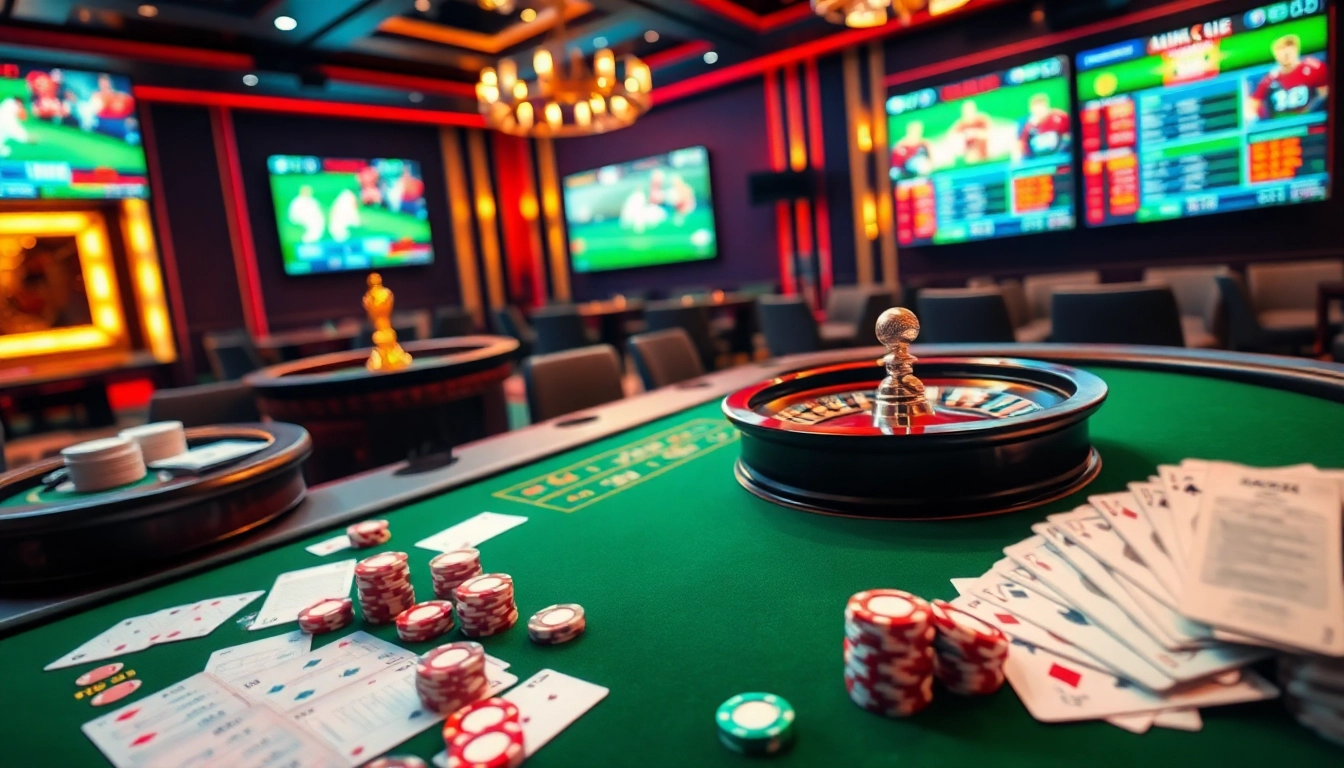Players enjoy Judi Bola Piala Dunia in a vibrant online sports betting atmosphere filled with excitement.