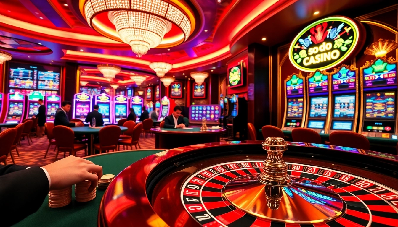 Experience the thrill of 'so do casino' with vibrant roulette and exciting slot machines.
